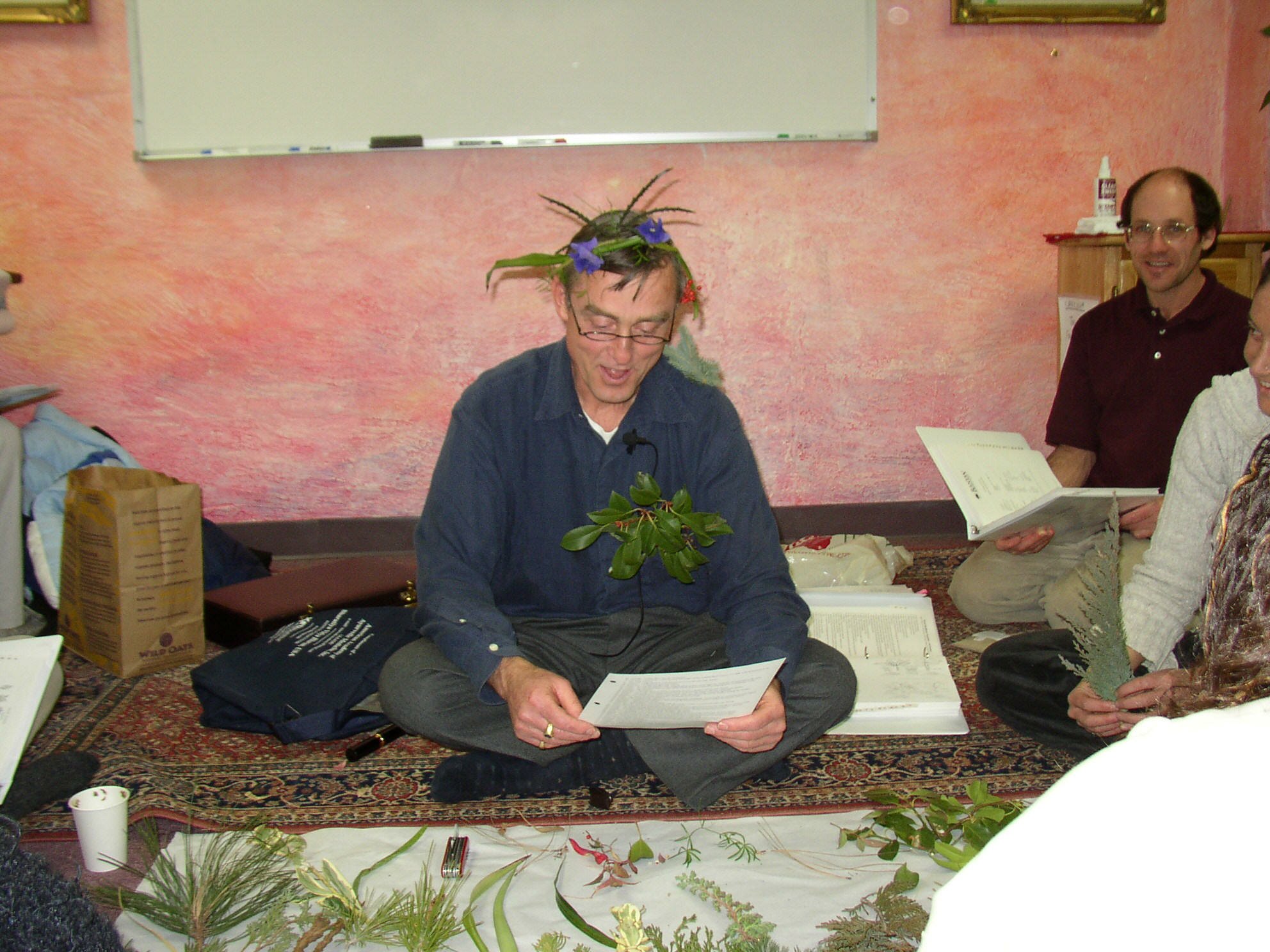 Ayurvedic herbology encompasses herbal medicine at its finest. Here students are learning art of identification. By comparing identical plants' parts among different plants we see the diversity of ways nature can organize, while accomplishing similar functions. 